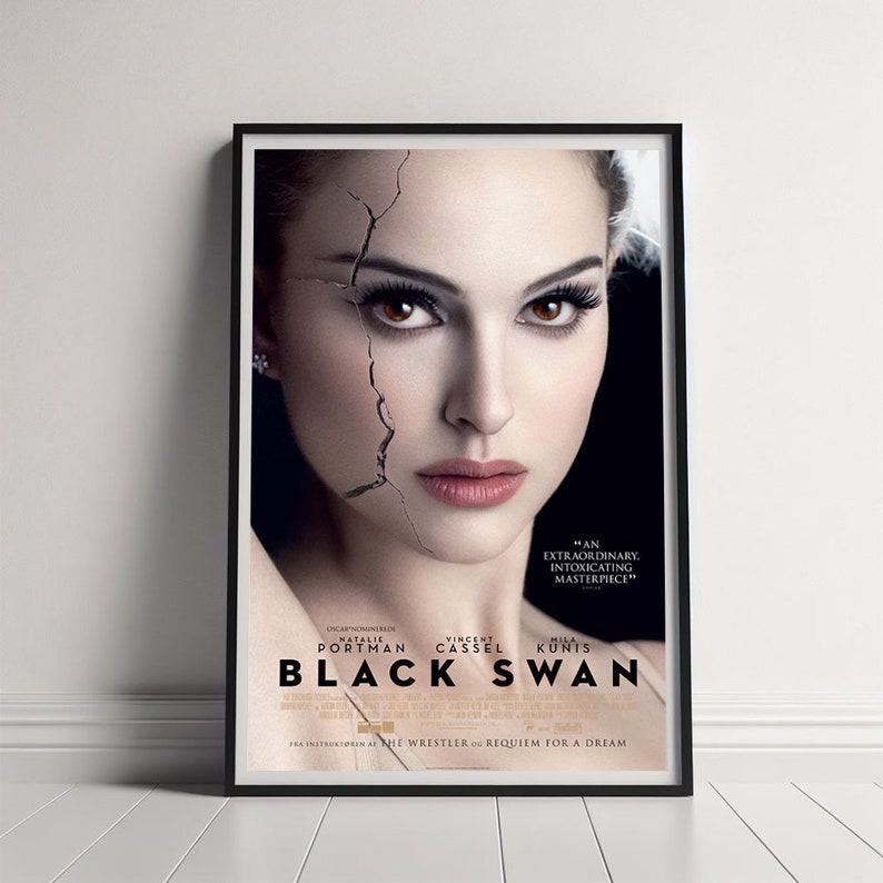 Black Swan Movie Poster, Canvas Poster Printing, Classic Movie Wall Art ...