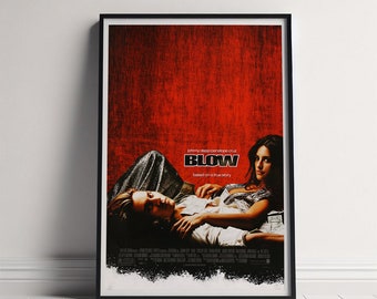Blow Movie Poster, Canvas Poster Printing, Classic Movie Wall Art for Room Decor, Unique Gift Idea