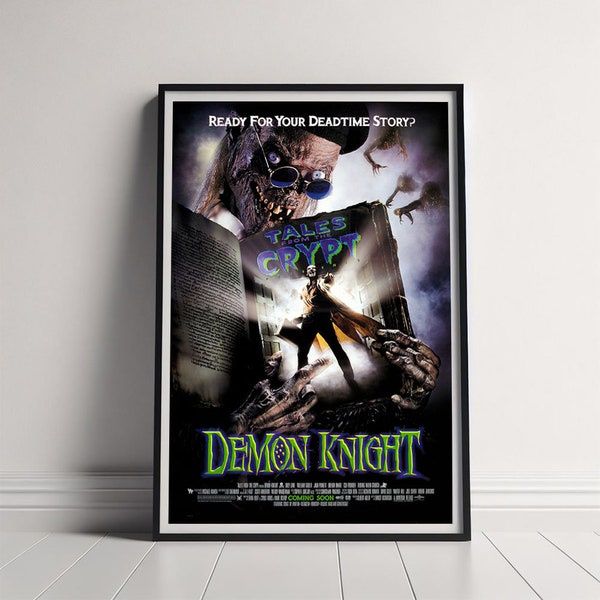 Tales From the Crypt Demon Knight Movie Poster, Canvas Poster Printing, Classic Movie Wall Art for Room Decor, Unique Gift Idea