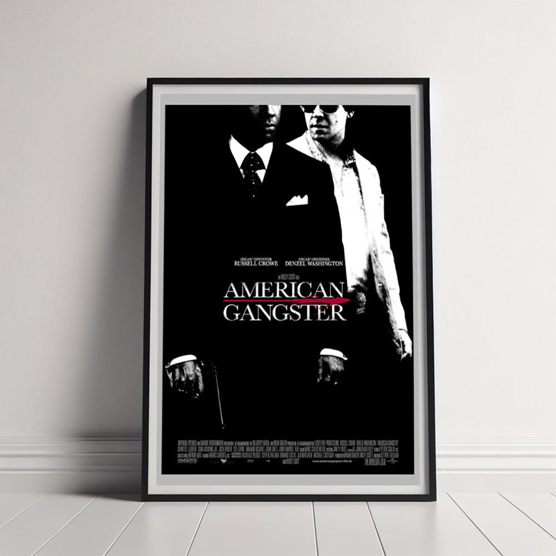 American Gangster Movie Poster High Quality Canvas Poster - Etsy