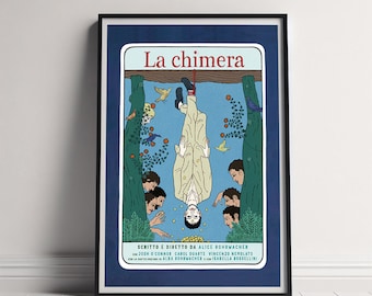 Affiche de film La Chimera, impression d'affiche sur toile, oeuvre d'art murale de film classique pour décoration de chambre, idée cadeau unique