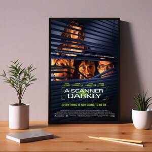 A Scanner Darkly Movie Poster, Canvas Poster Printing, Classic Movie Wall Art for Room Decor, Unique Gift Idea image 2