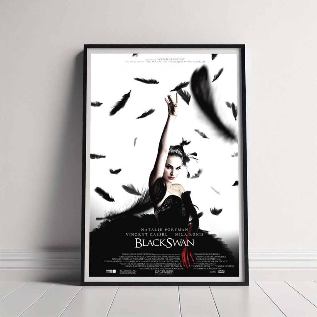 Black Swan Movie Poster, Canvas Poster Printing, Classic Movie Wall Art ...