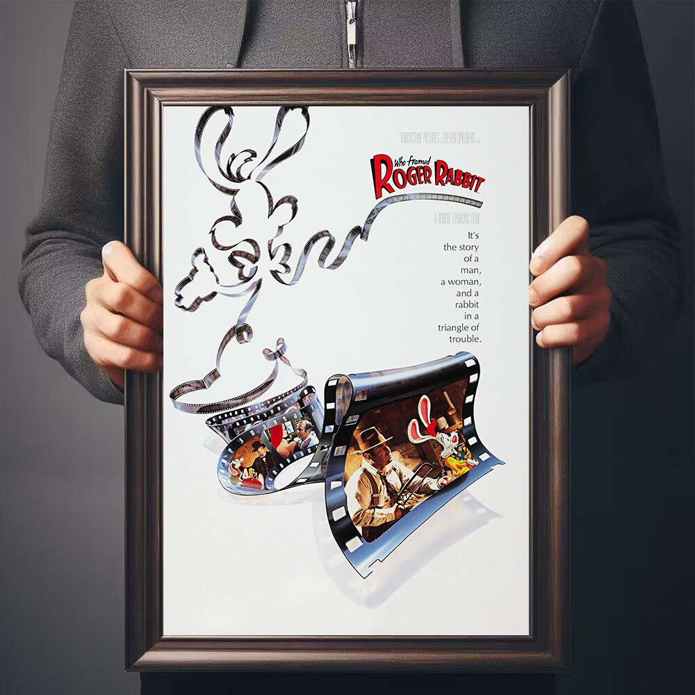 Rogger Rabbit Decor Who Framed Roger Rabbit Movie Poster, Canvas Poster Printing, Classic ...