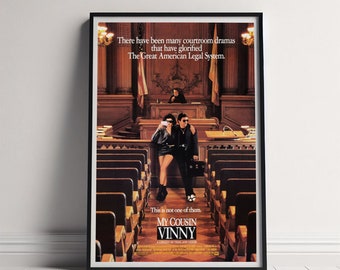 My Cousin Vinny Movie Poster, Canvas Poster Printing, Classic Movie Wall Art for Room Decor, Unique Gift Idea
