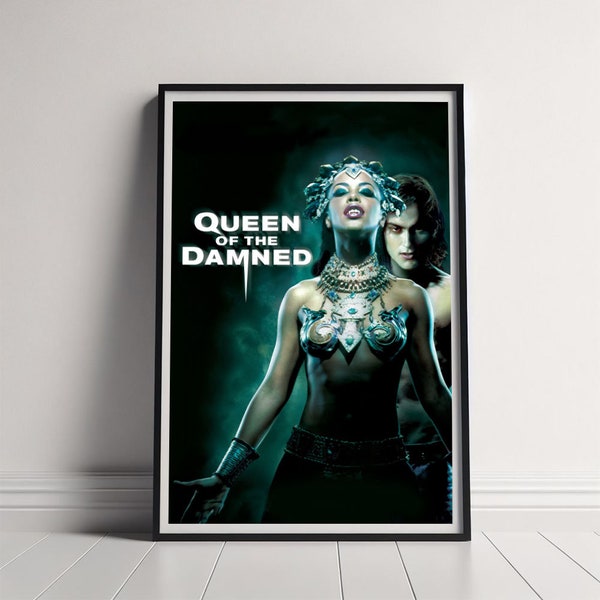 Queen of The Damned Filmplakat, Leinwanddruck, klassische Filmwandkunst für Raumdekor, einzigartige Geschenkidee