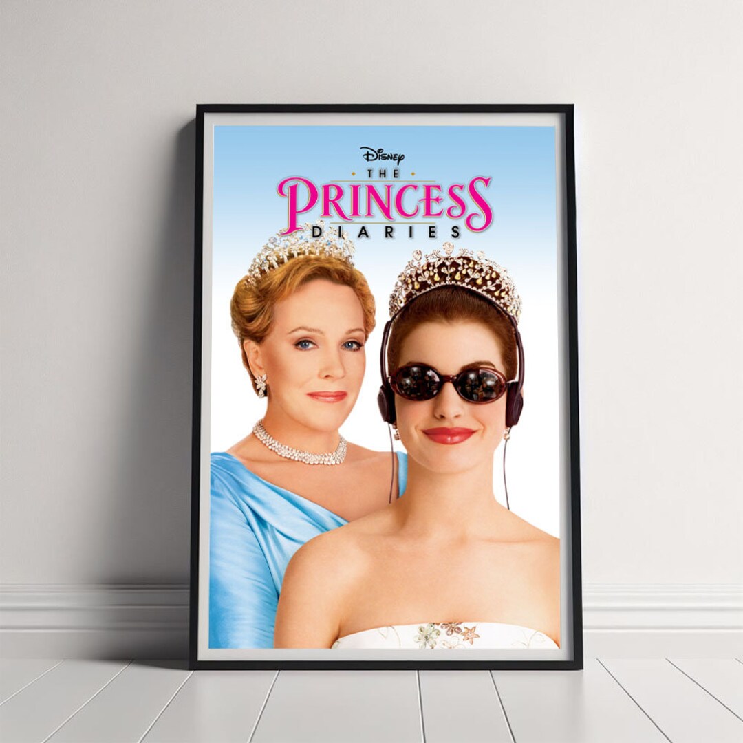 The Princess Diaries Movie Poster, Canvas Poster Printing, Classic Movie Wall Art for Room Decor ...