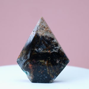 Copper Chrysocolla Chalcedony  | Kite Flat Shape Stone | Stone Jewelry | Unique Stone | Unique Gift