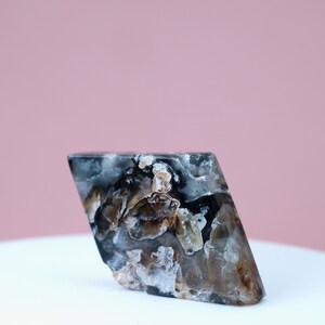Copper Chrysocolla Chalcedony  | Parallelogram Shape Stone | Stone Jewelry | Unique Stone | Unique Gift