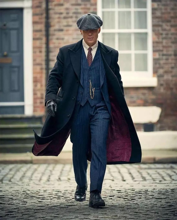 Peaky Blinders 20s Guys Fashion Overcoat 1920s Mens Fashion Peaky