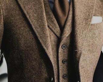 1920年代風ユニセックスウールロングコート、ギャング風 - Etsy 日本