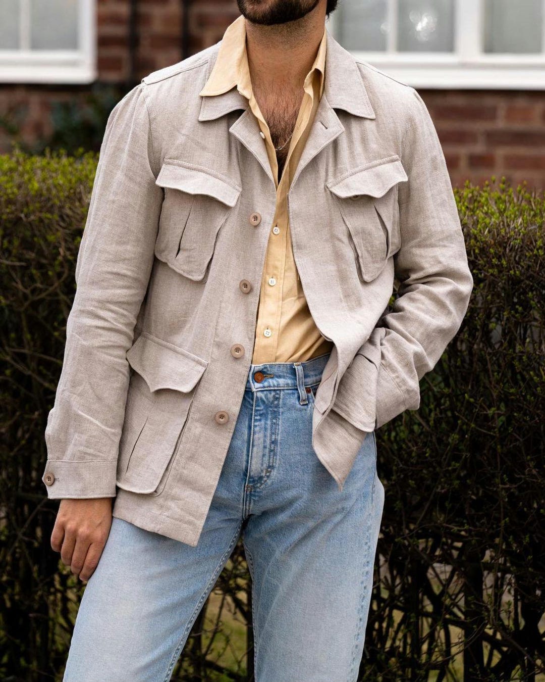 Gilet sans manche homme percussion filet savane - kaki
