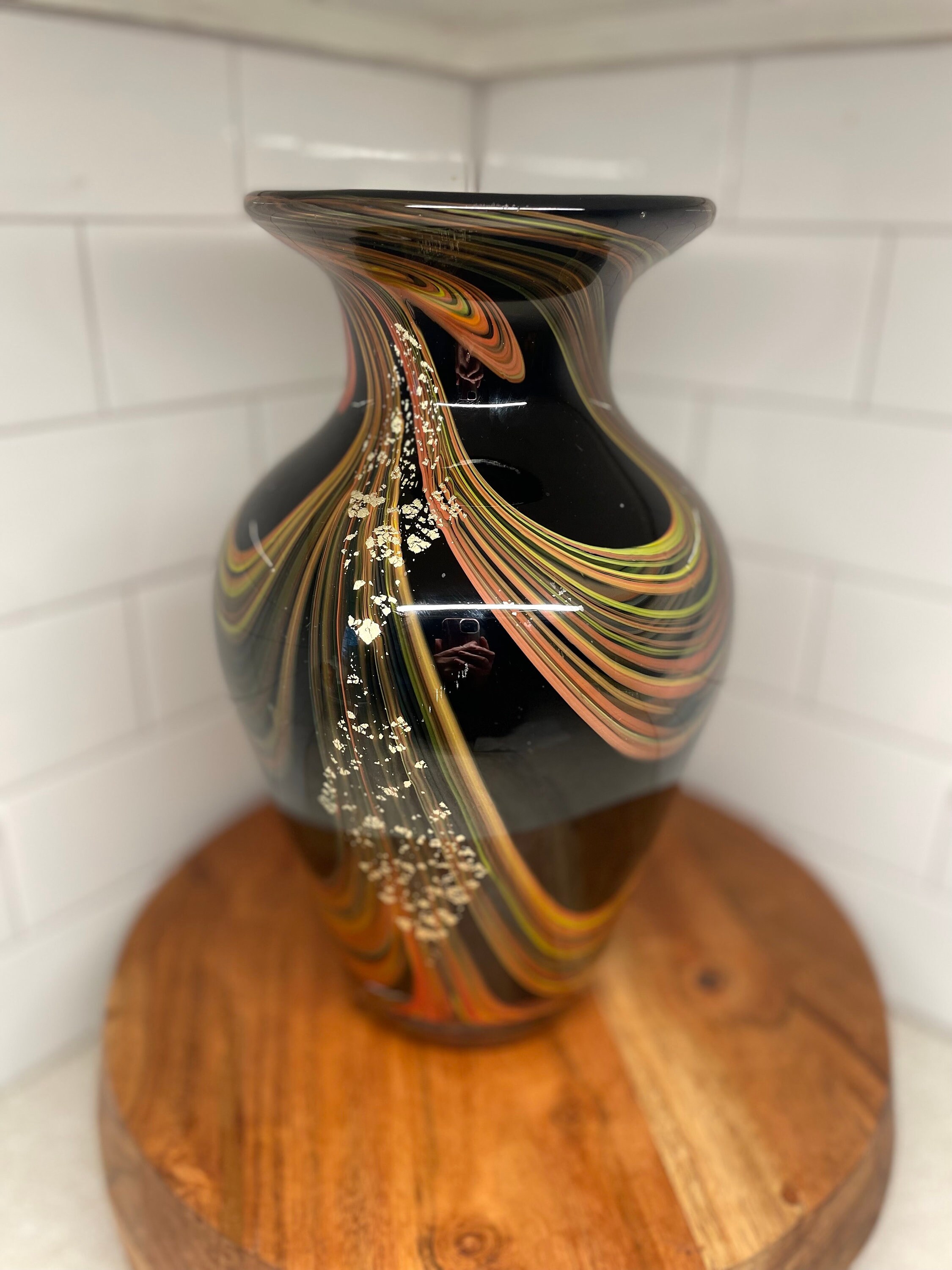 Kamei Glass Vase - Etsy