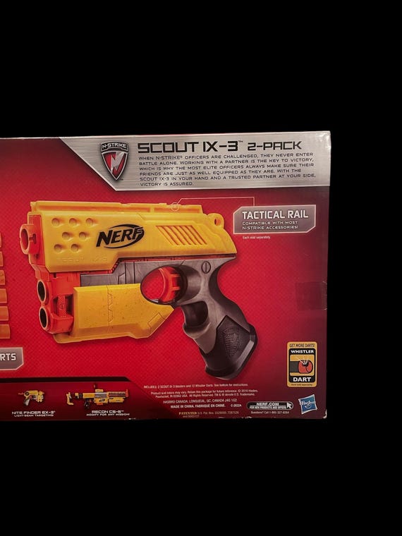 Vintage Nerf Gun Scout IX-3 Two Pack Packaged Set - Includes 12