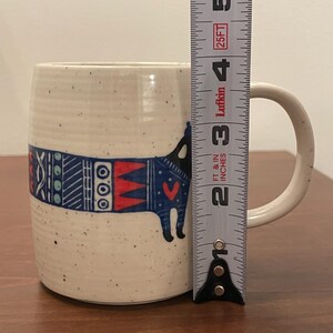 Anthropologie Sowie Sowies Sweater Daschshund Dog Coffee Mug - Gift for Bougie Coffee Drinker - Coffee Shop Aesthetic image 11