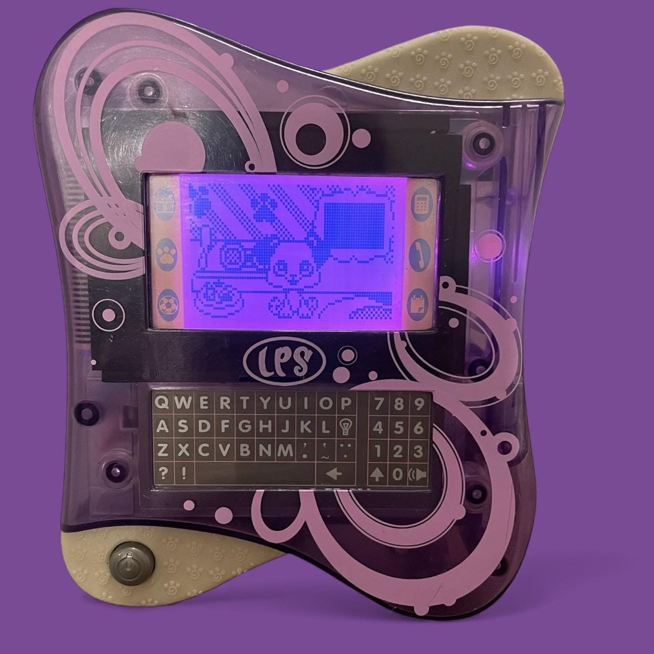 Hasbro Littlest Pet Shop Purple Handheld Electronic Pet Planner