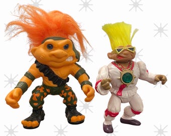 Vintage 1992 Stone Protectors Maxwell the Accelerator Troll Action