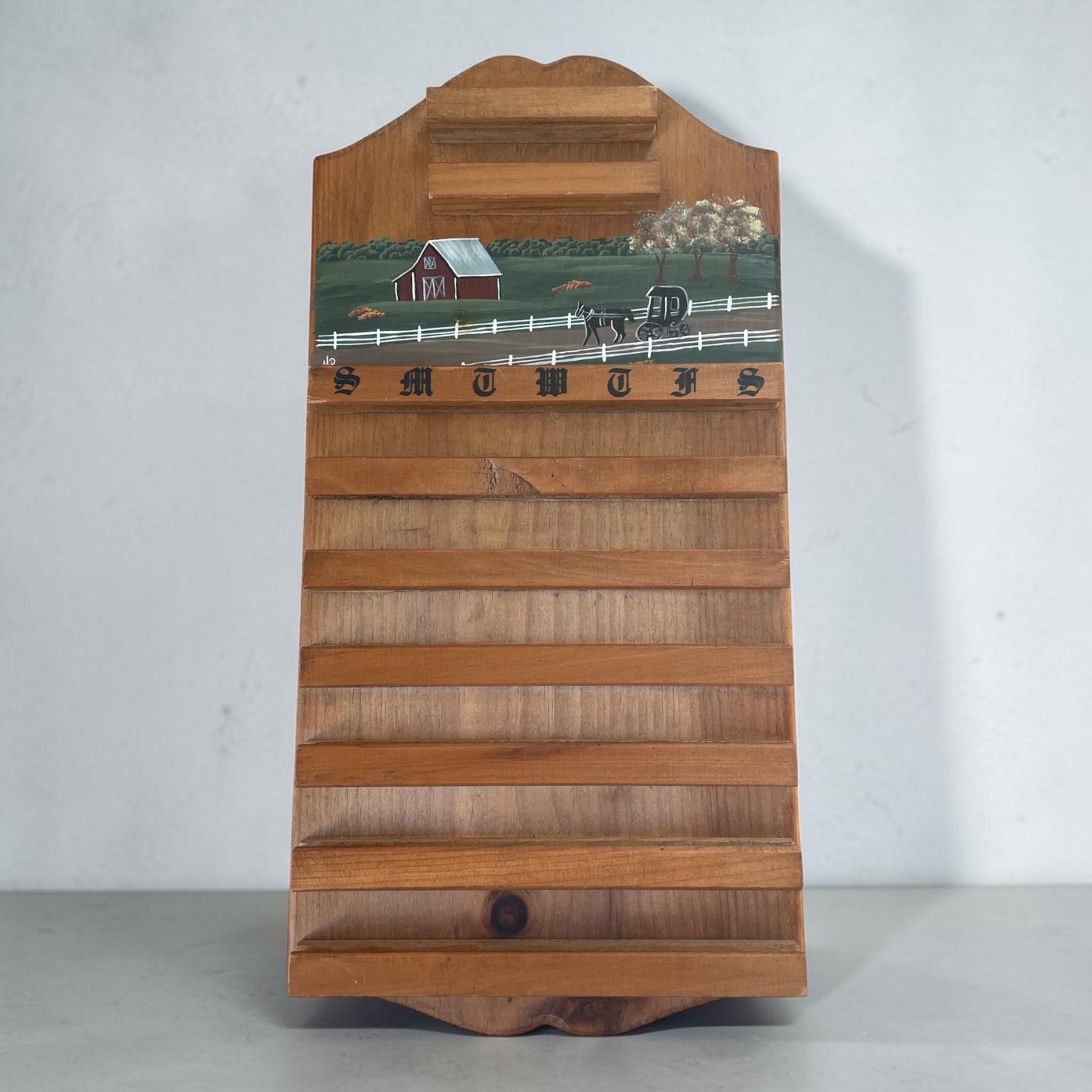 90s Wood Calendar - Etsy