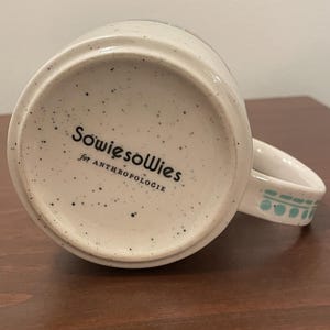 Anthropologie Sowie Sowies Sweater Daschshund Dog Coffee Mug - Gift for Bougie Coffee Drinker - Coffee Shop Aesthetic image 10