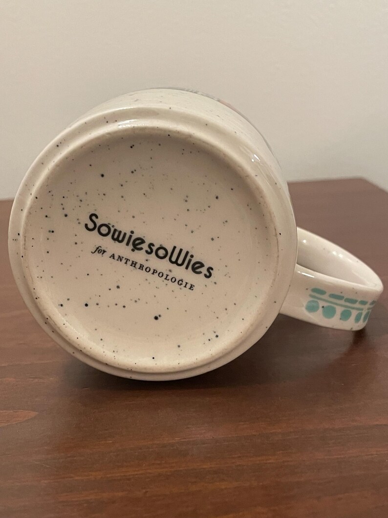 Anthropologie Sowie Sowies Sweater Daschshund Dog Coffee Mug - Gift for Bougie Coffee Drinker - Coffee Shop Aesthetic image 10