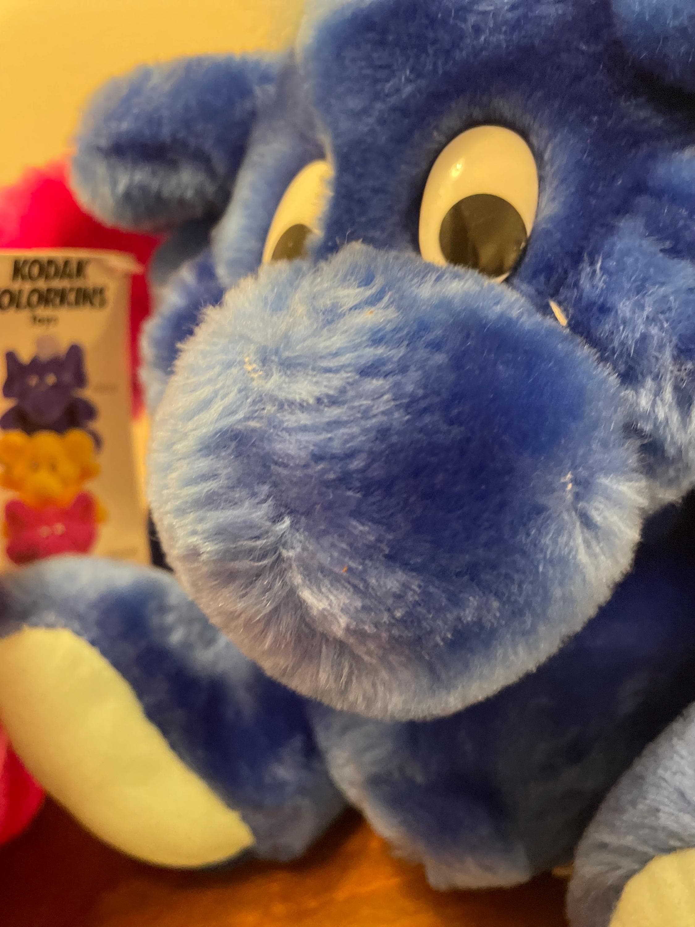 Retro 90s Kodak Kolorkins “focus” and “rewind” Plush Toy Set