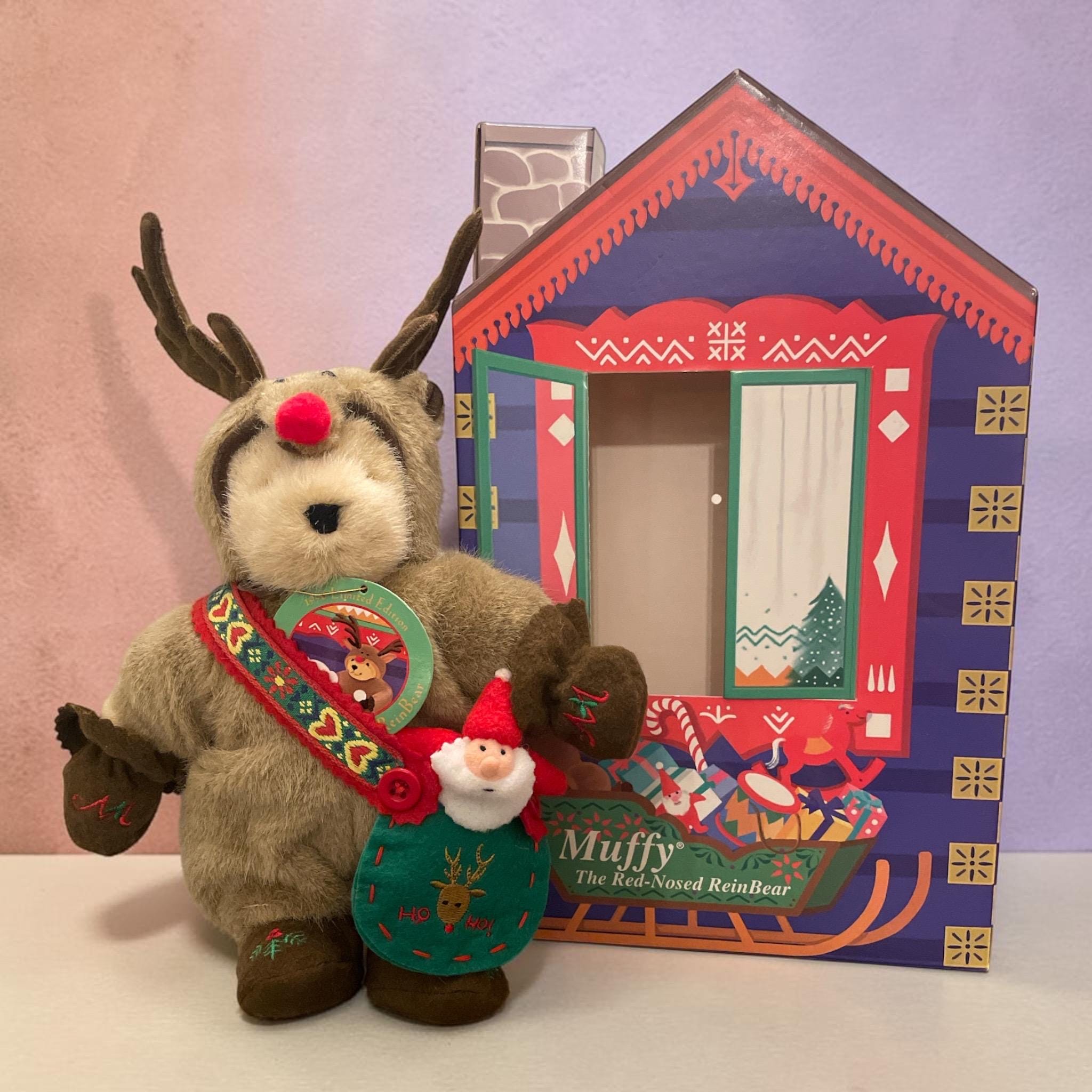1996 Christmas Bear - Etsy