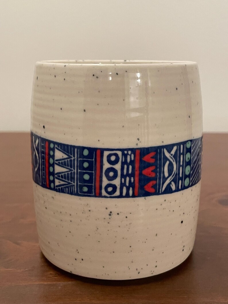 Anthropologie Sowie Sowies Sweater Daschshund Dog Coffee Mug - Gift for Bougie Coffee Drinker - Coffee Shop Aesthetic image 4