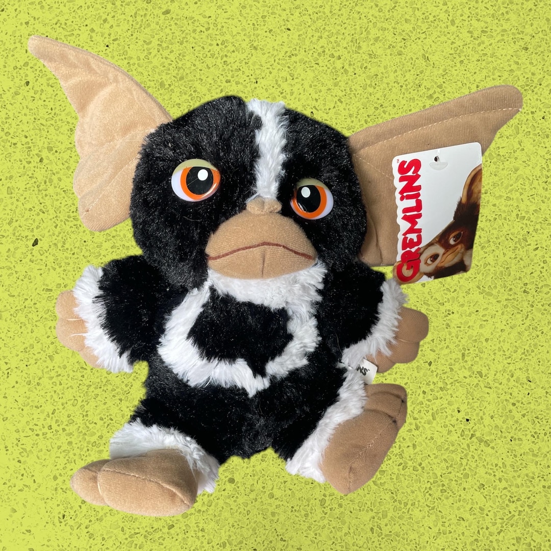 Gremlins Evil Mohawk Black & White 10” Gizmo Plush Toy - Toy