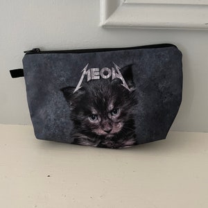 Cartera con cremallera Rocker Kitten Cosmetic