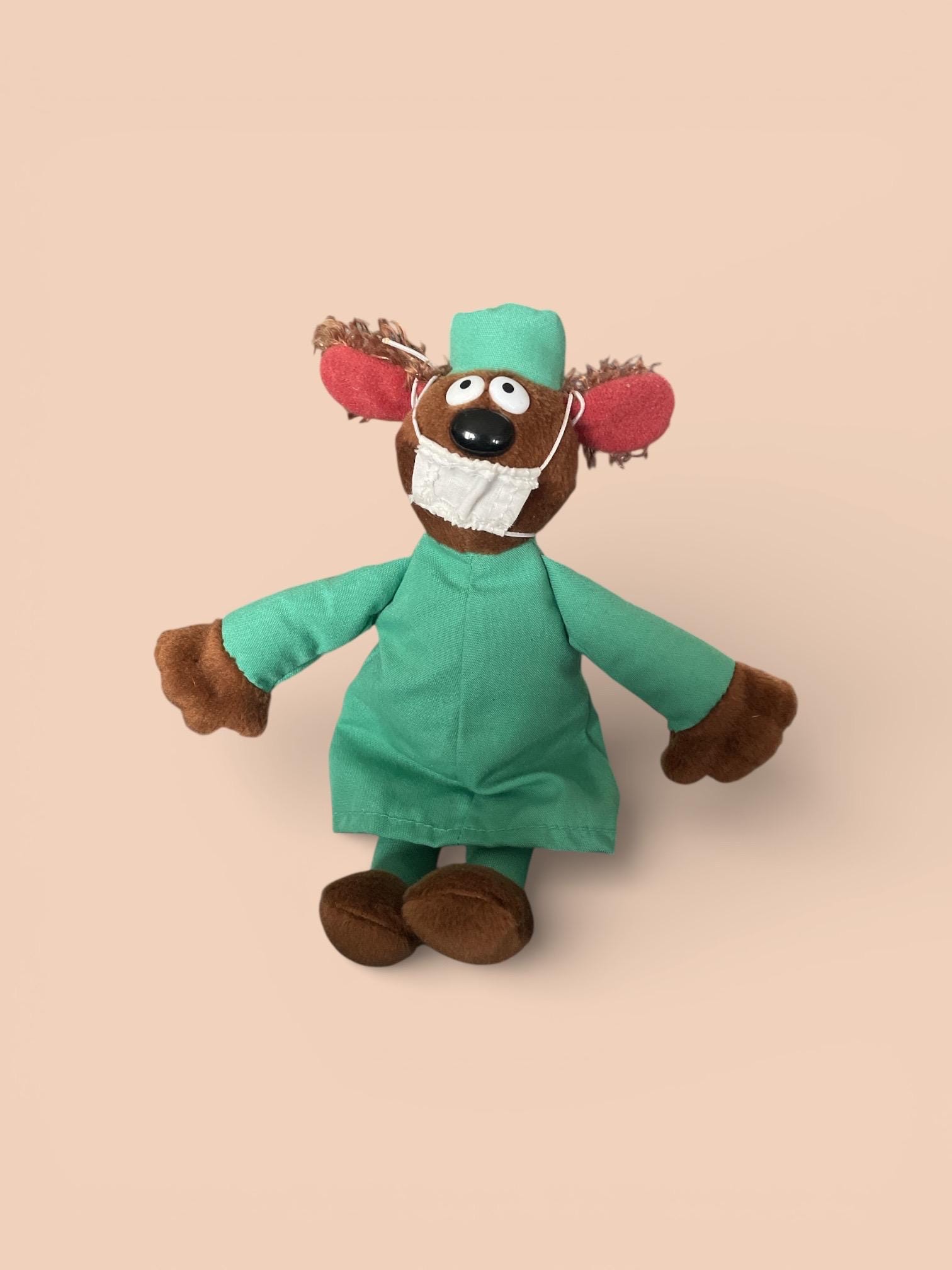 RARE 2003 Jim Henson Rowlf the Dog Veterinarian Plush Toy - Toys
