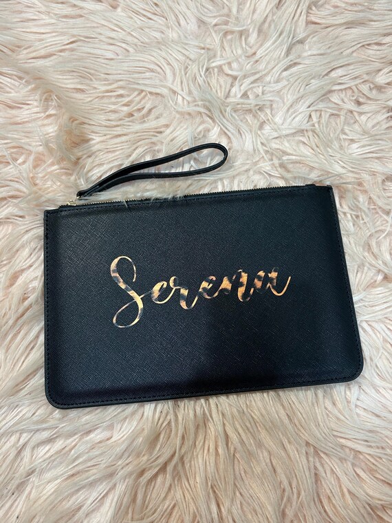 Stylish SAFFIANO CLUTCH Handbag - Made In Korea Premium Real Leather Women's Purse