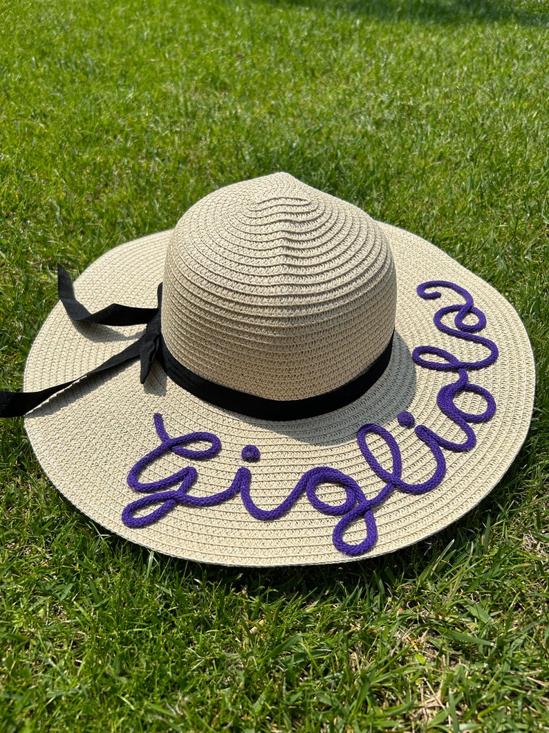 Cappello in paglia personalizzabile immagine 3