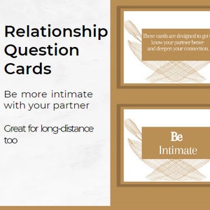 Relationship Help Question Cards Couple Games Gift For Partner Long Distance Relationship Gifts Cards Printable New Relationship Gift