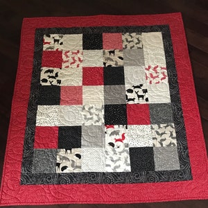 Woodland Animal Themed Baby Quilt