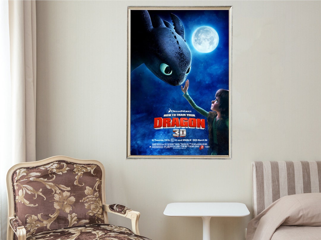 How to train a dragon poster