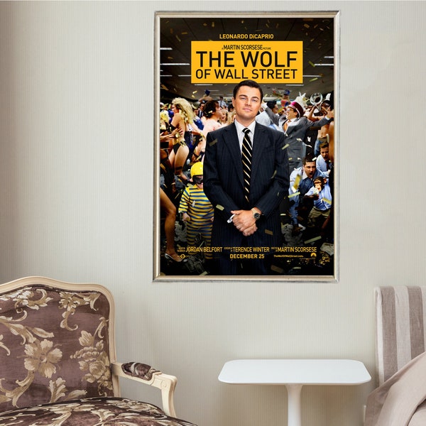 The Wolf of Wall Street - Filmposter - Filmsammlerstücke - Einzigartiges, individuelles Poster Geschenkidee