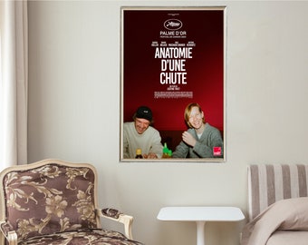 Anatomie d'une chute - Posters de films - Objets de collection de films - Cadeaux uniques personnalisés pour poster