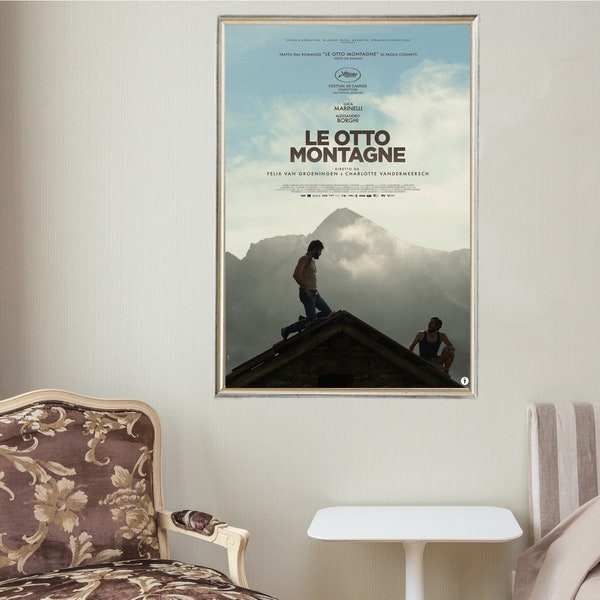 Les huit montagnes - Movie Posters - Movie Collectibles - Unique Customized Poster Gifts