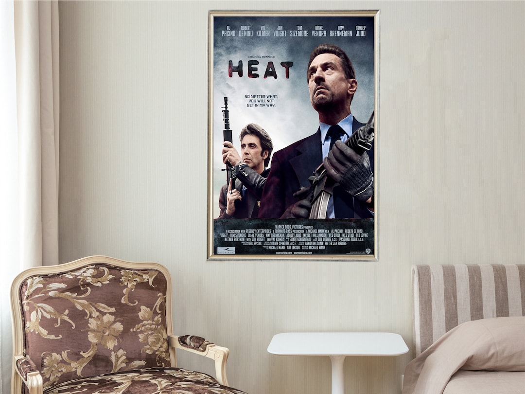 Heat Movie Posters Movie Collectibles Unique Customized Poster Gifts - Etsy