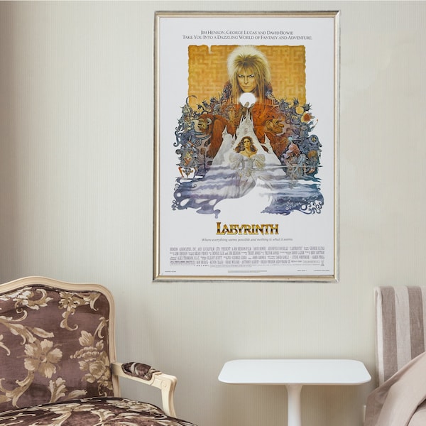 Labyrinth - Movie Posters - Movie Collectibles - Unique Customized Poster Gifts
