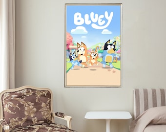 Bluey Season 1 - Movie Posters - Movie Collectibles - Unique Customized Poster Gifts