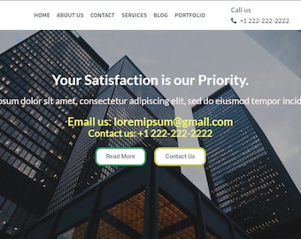 Window Cleaning Business  Website Template with Original Elementor License