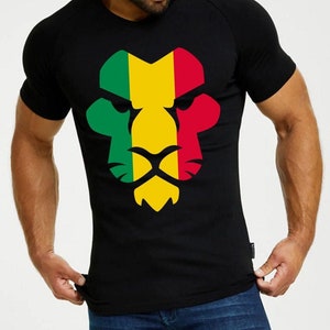 Jamaica Reggae Festival, One Love, Bob Marley, Lion Vacation Slim Fit Shirt