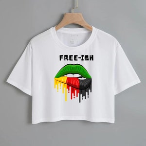 Juneteenth Lip Drip  Reggae Festival, Carnival, Vacation Shirt