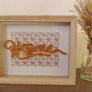 Cadre vitrine "home"