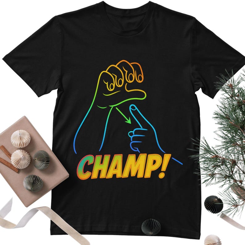 Neon ASL Champ Hands PNG Clipart, Sign Language Design (digital ...