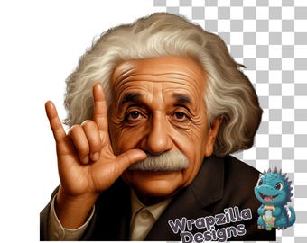 ASL I Love You Scientist PNG: Deaf Pride Clipart (Digital Download)
