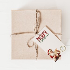 santa nice list gift tag, Printable Christmas gift tag, Gifts For Kids, Letters From The North Pole, eve box, xmas, instant download, person