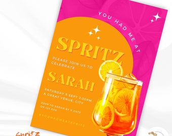 Love At First Spritz, Thats Amore Party, Editable Template, Aperol Spritz Bridal Shower Game Bundle, Wedding Cocktail Bar Sign, SIGNATURE