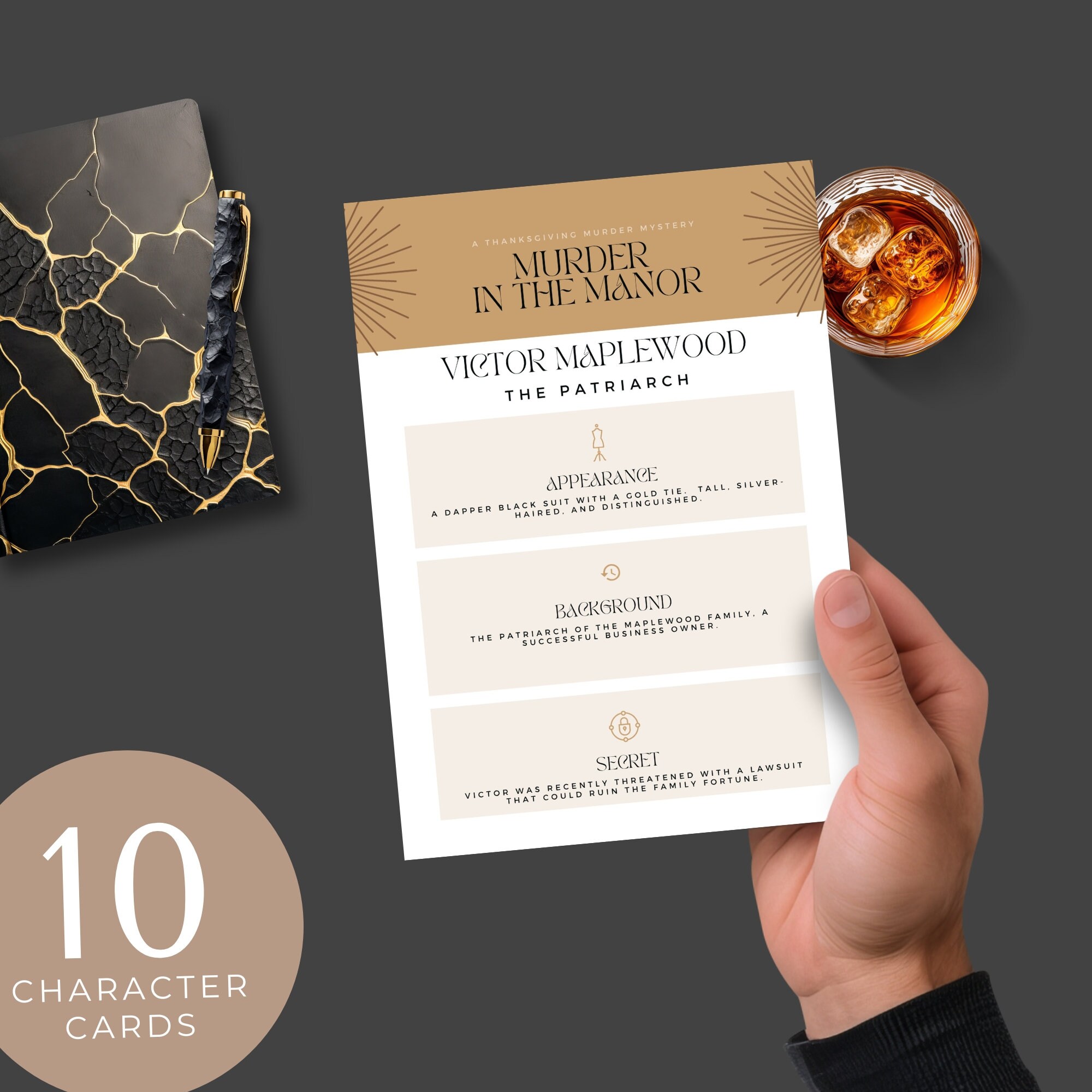 Thanksgiving Murder Mystery Party, for Teens, Printable Game, Carnival ...